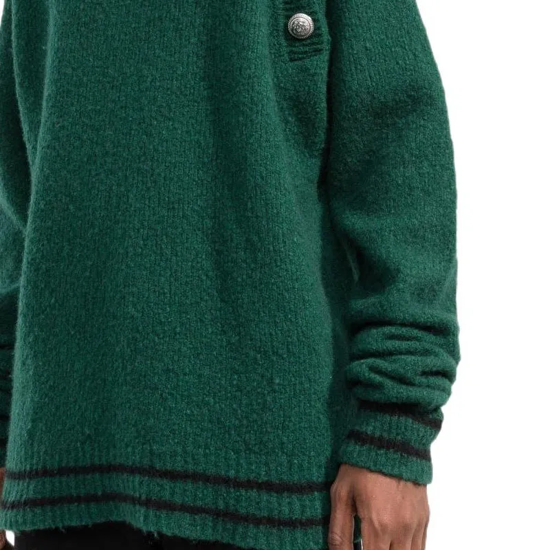 BALMAIN Cashmere Sweaters Men Green-1