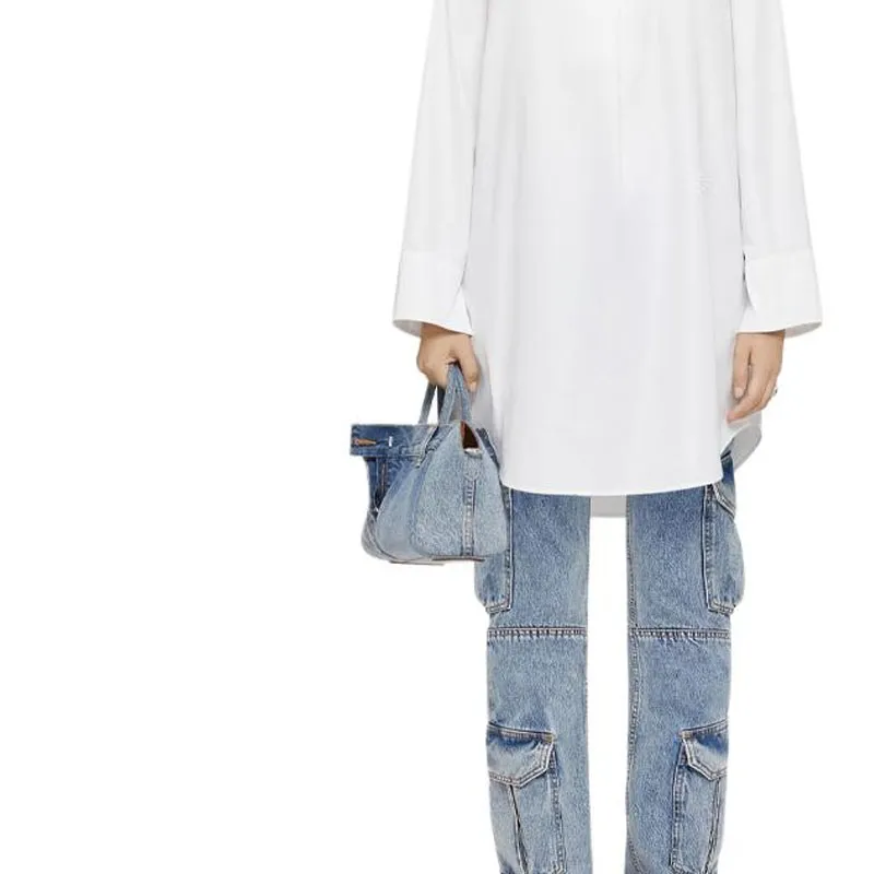 Givenchy Collared Long Sleeve Shirt Dress-5