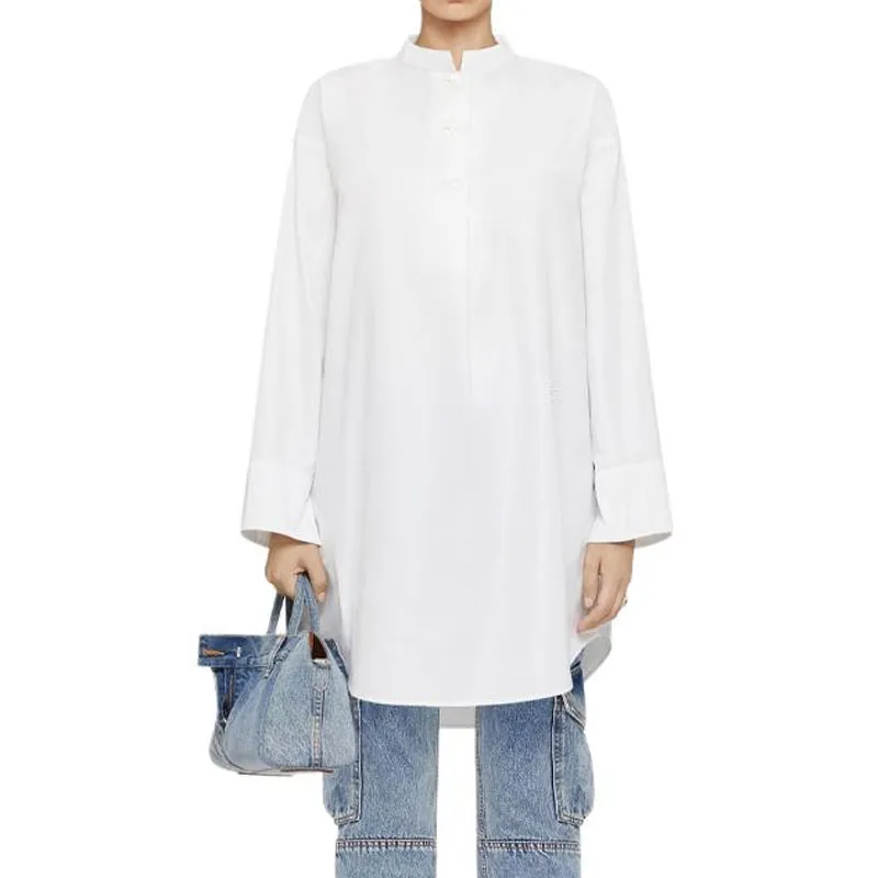 Givenchy Collared Long Sleeve Shirt Dress-2