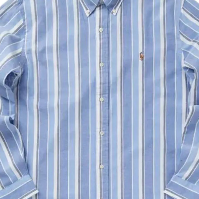 Polo Ralph Lauren Logo Embroidered Striped Shirt-3