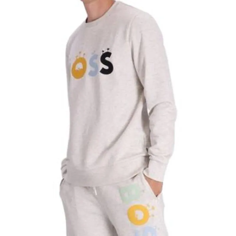 HUGO BOSS Sweatshirts Men White-2