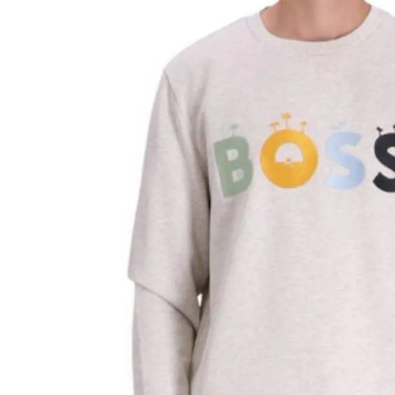 HUGO BOSS Sweatshirts Men White-7