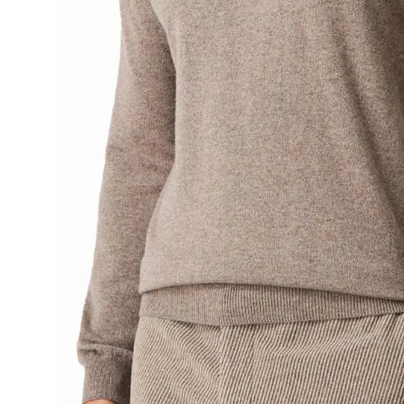 GIORGIO ARMANI Mélange effect Cashmere Crew neck Jumper-5