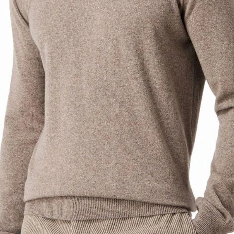 GIORGIO ARMANI Mélange effect Cashmere Crew neck Jumper-6