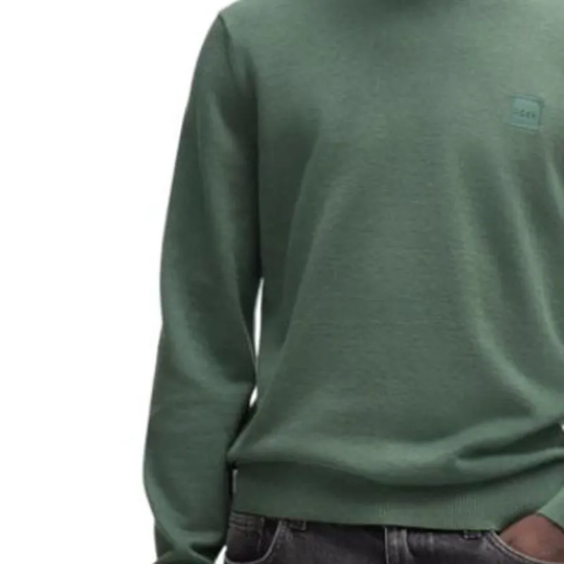 HUGO BOSS Kanovano Logo Patch Knitted Jumper-5