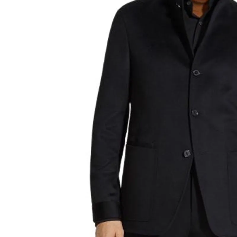 Ermenegildo Zegna Buttoned Straight Hem Jacket-6