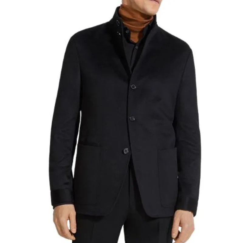 Ermenegildo Zegna Buttoned Straight Hem Jacket-2