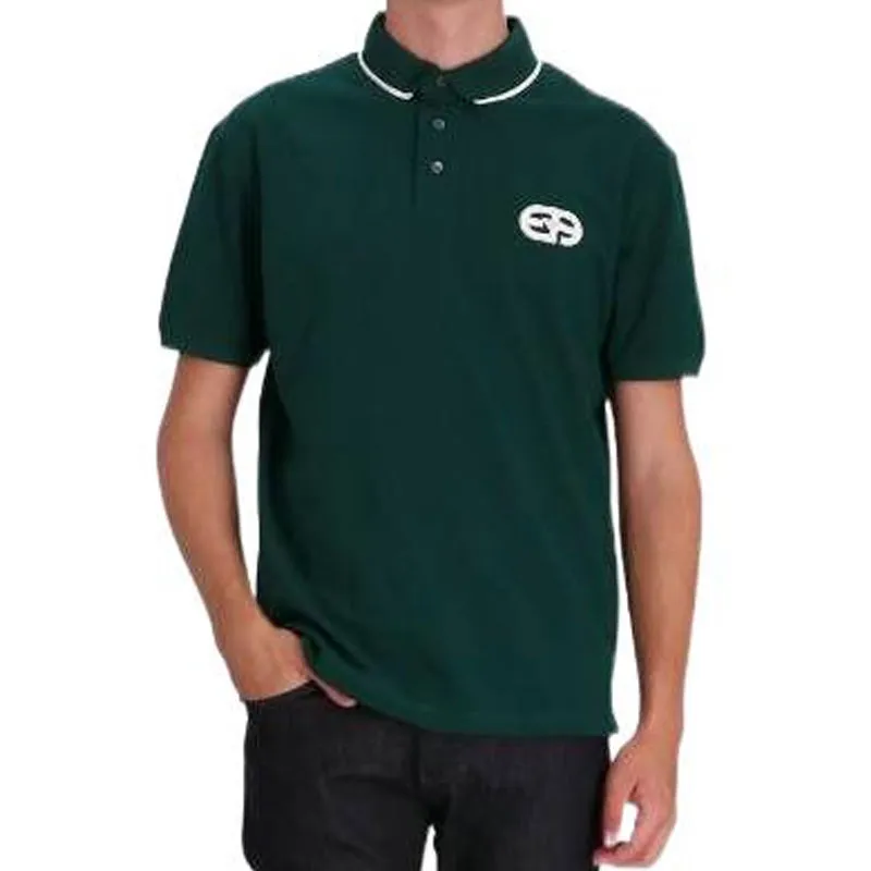 EMPORIO ARMANI FW22 Polo Shirt Men's Green-1
