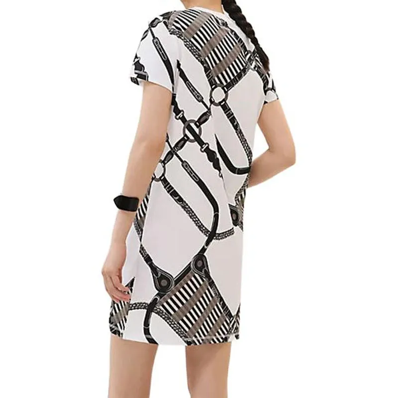 HERMES SS25 Short Sleeved Dress Women's Ecru-2