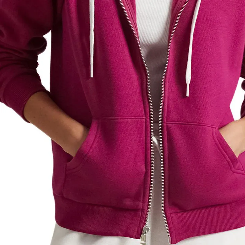 Polo Ralph Lauren Logo Embroidered Zipped Hoodie-5