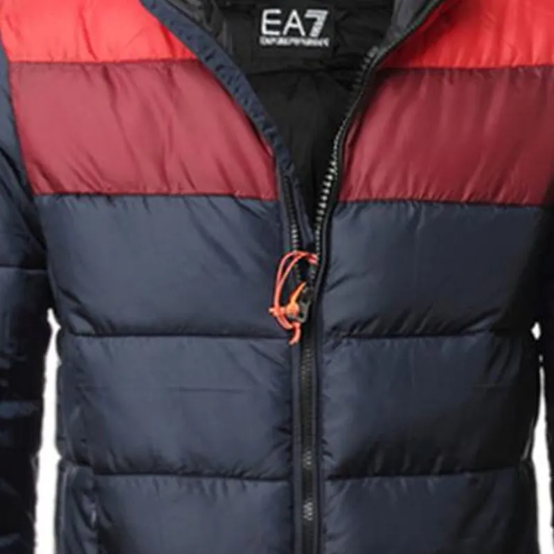EMPORIO ARMANI EA7 Puffer Jacket Men's Dark Blue-2