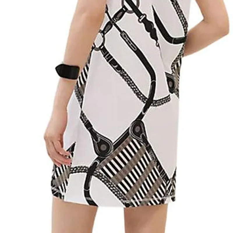 HERMES SS25 Short Sleeved Dress Women's Ecru-4