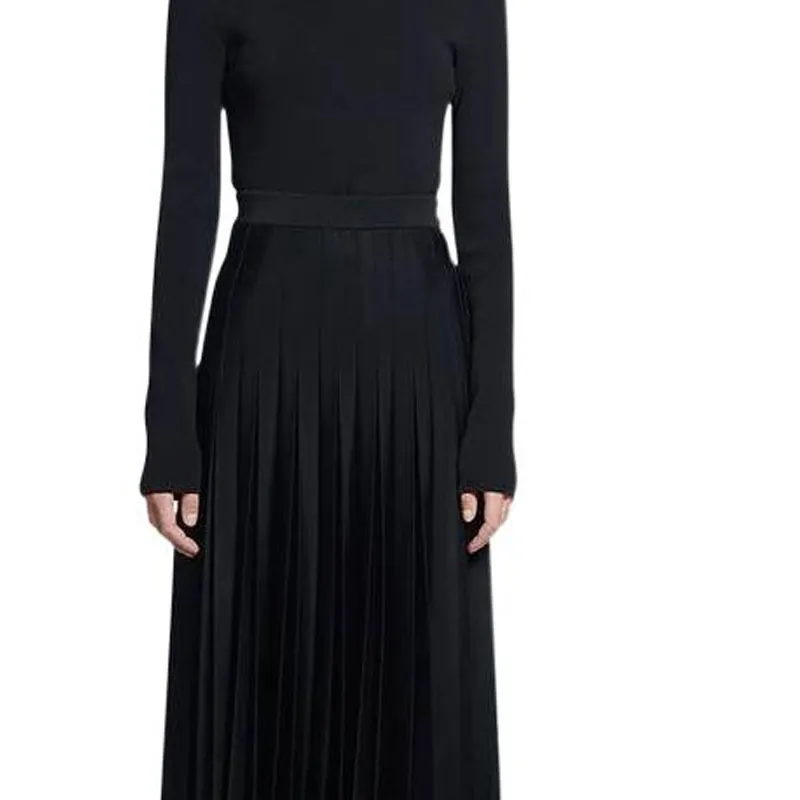 Balenciaga Casual Long Skirts Women's Black-3