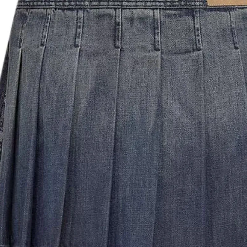 DIOR Denim Short Skirts Women's Blue-3
