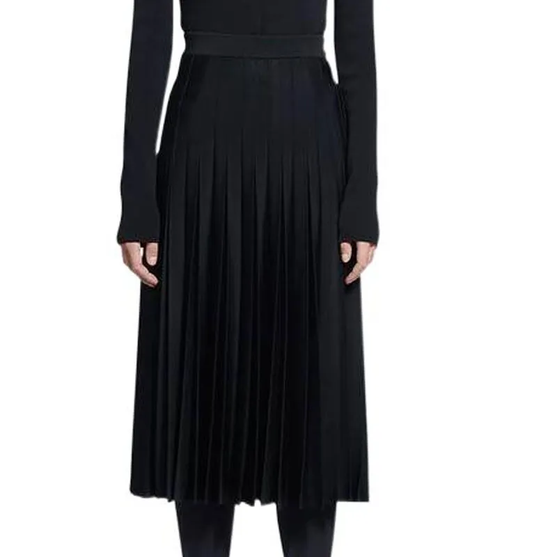 Balenciaga Casual Long Skirts Women's Black-1