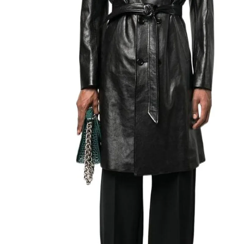 GUCCI Belted Trench Coat-2