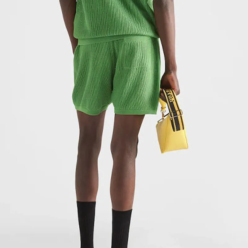 PRADA Casual Shorts Men Green-1