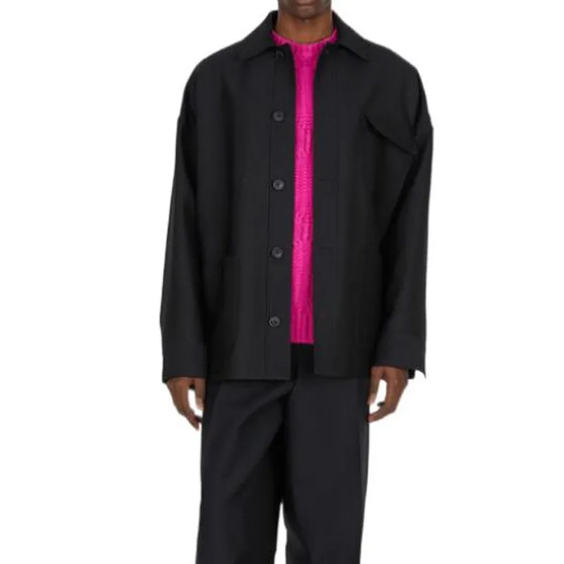 Valentino Valentino Pink Pp Collection Shirt Men's Black-2