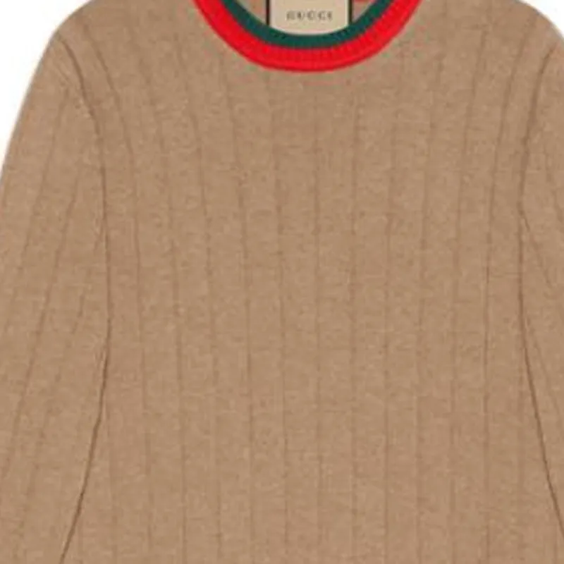 GUCCI Web Stripe neck Jumper-1