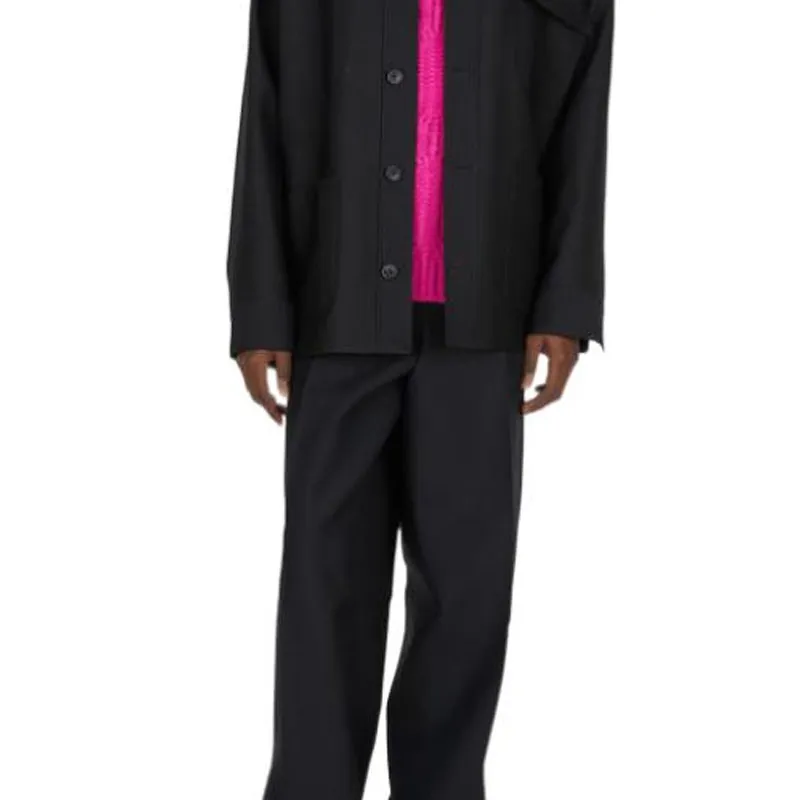 Valentino Valentino Pink Pp Collection Shirt Men's Black-4