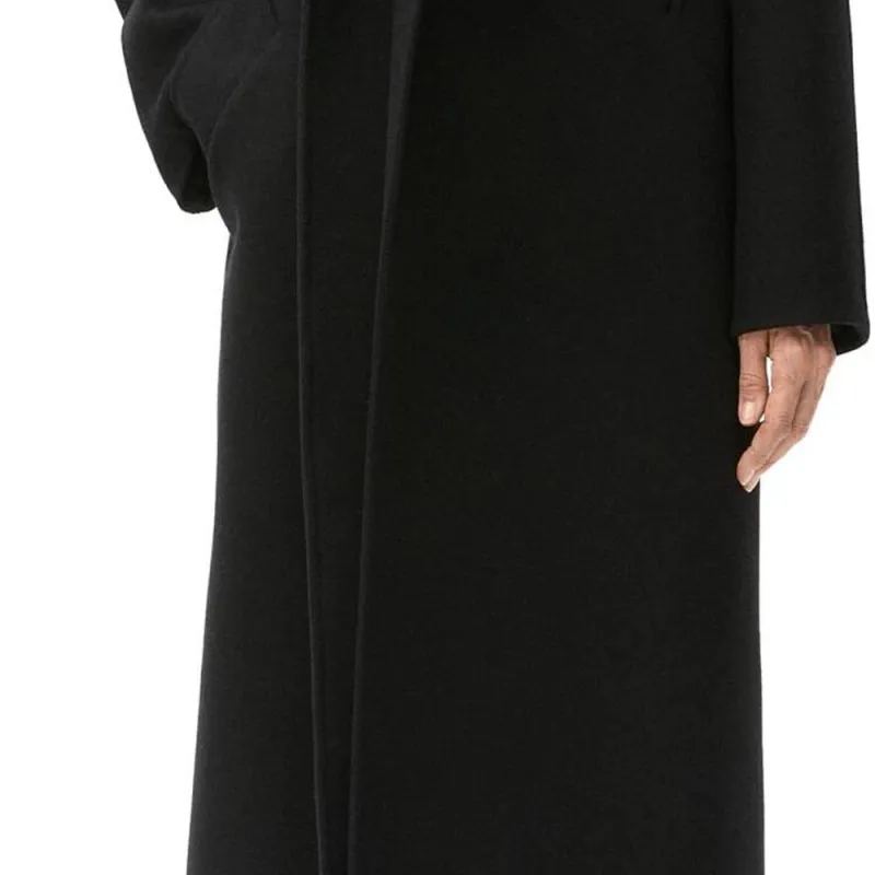 LOEWE Double Breasted Long Coat-4