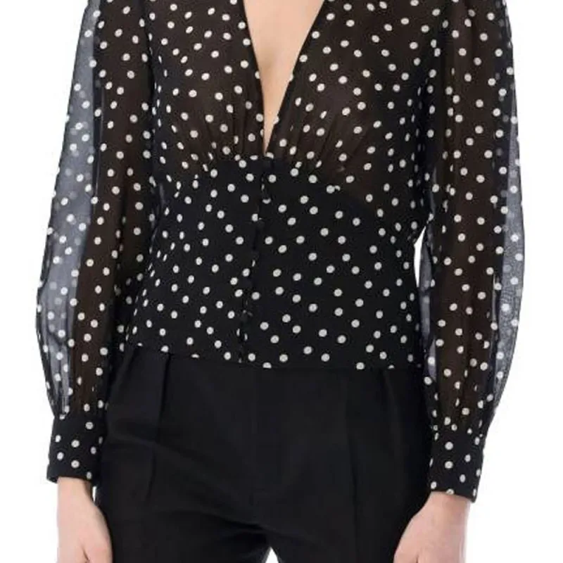 SAINT LAURENT SS22 Shirt Women's Black-5