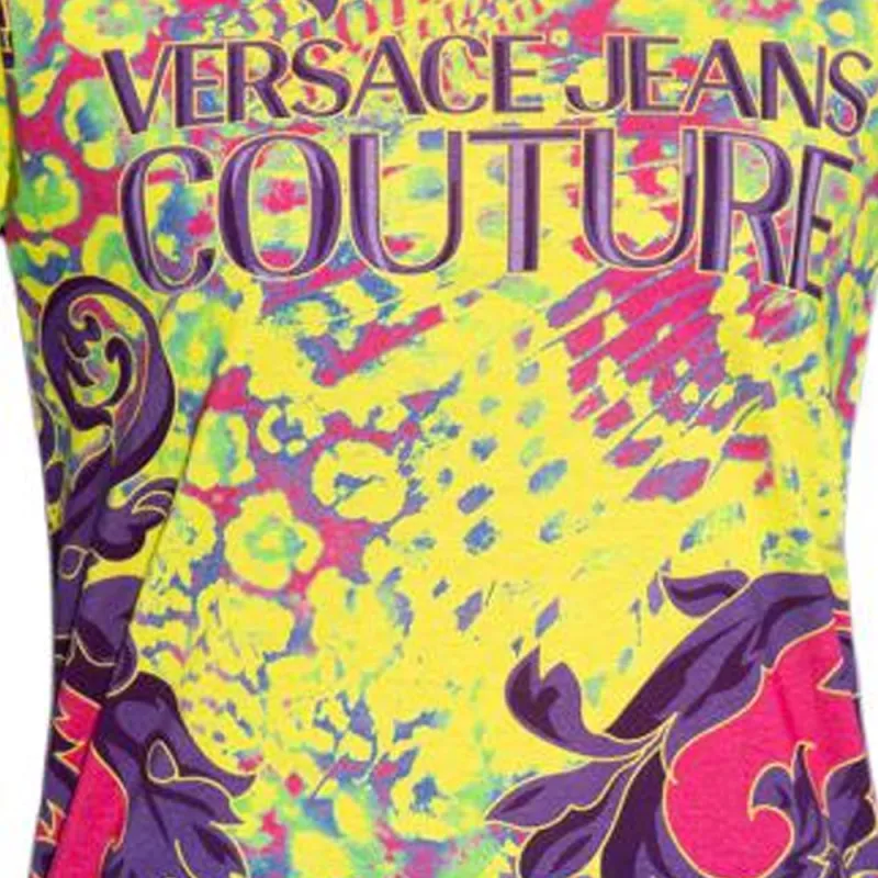 VERSACE JEANS COUTURE Animalier Printed Crewneck T Shirt-5