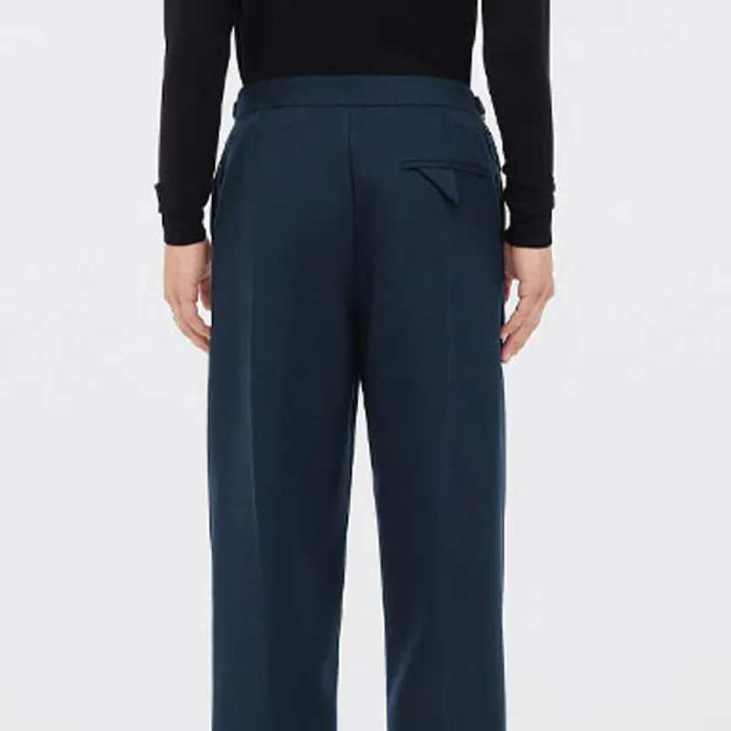 Bottega Veneta Casual Pants Men Blue-5