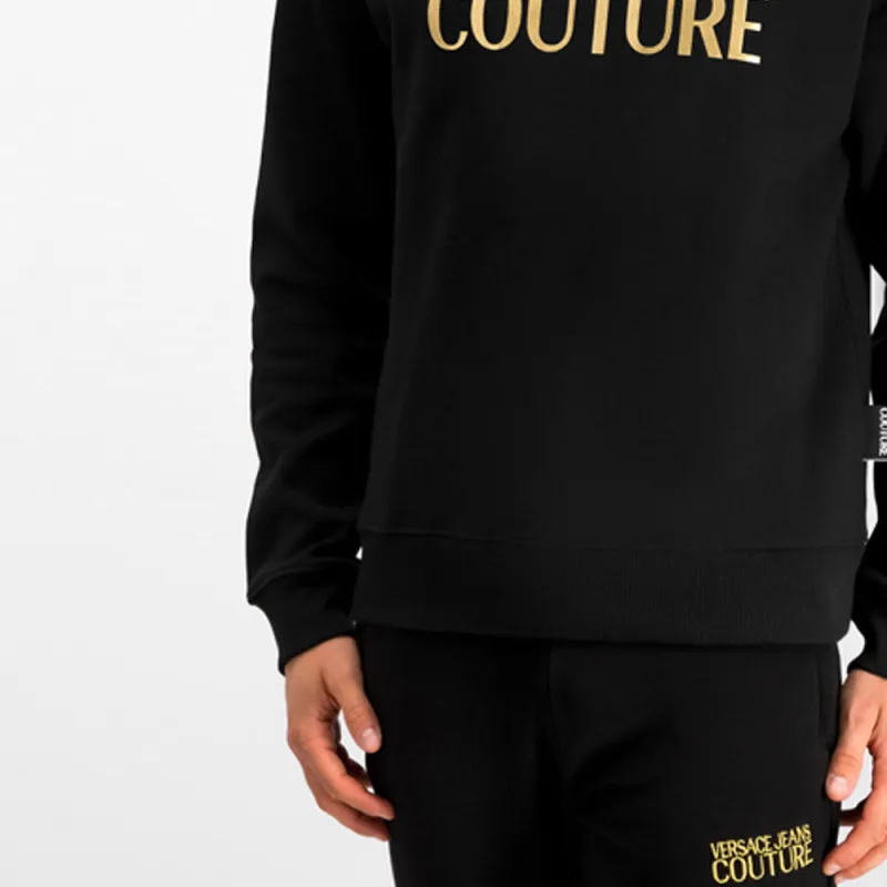 VERSACE JEANS COUTURE Sweatshirts Men Black-4