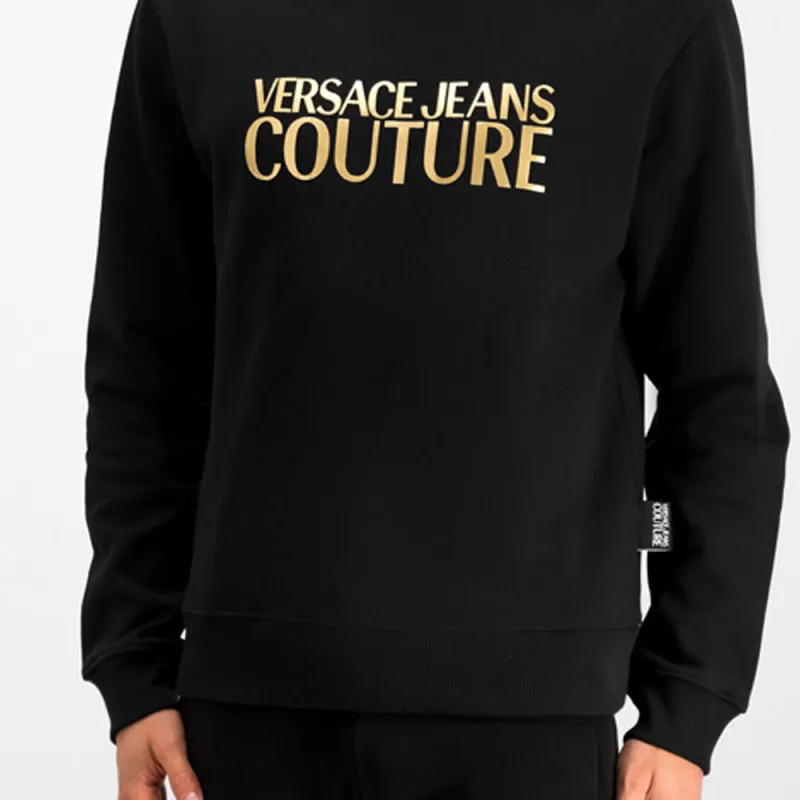 VERSACE JEANS COUTURE Sweatshirts Men Black-5