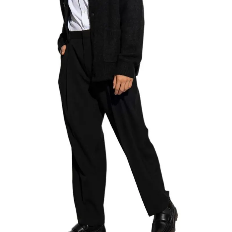 DRIES VAN NOTEN Pleat Front Tailored Trousers-2