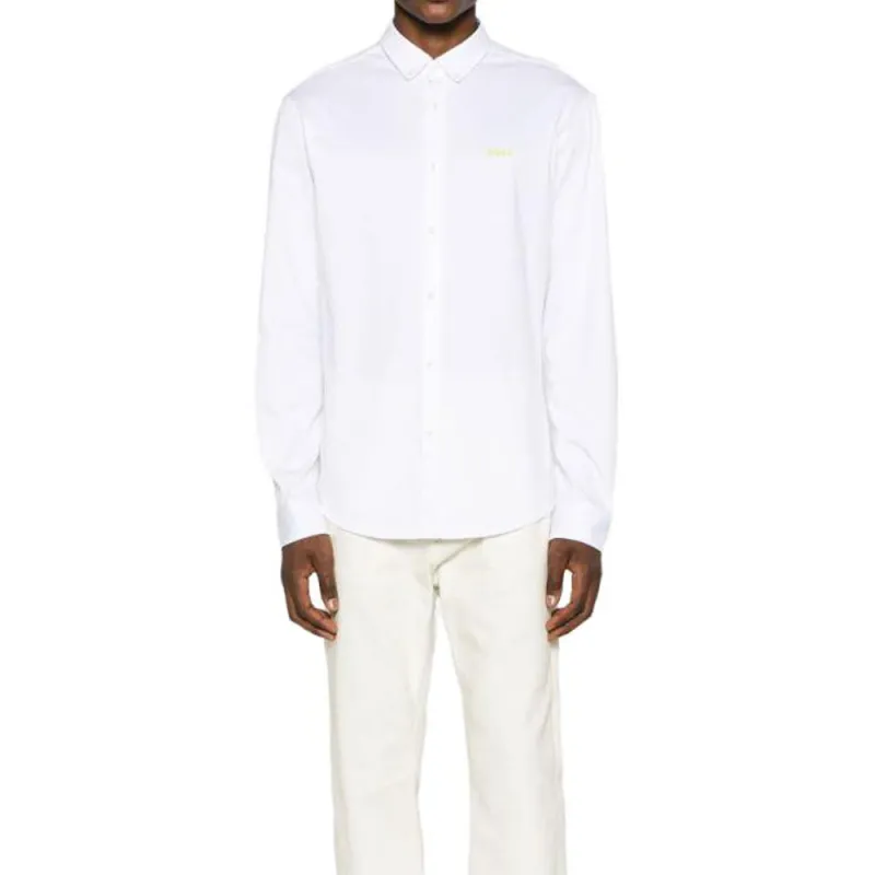 HUGO Shirts Men Optical White Color-3