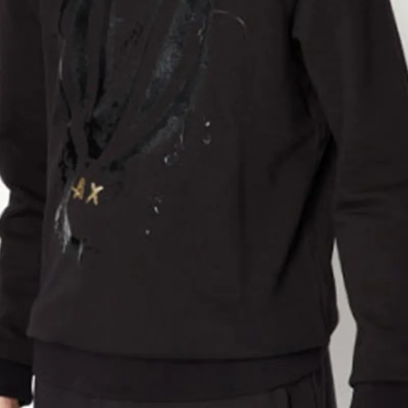 ARMANI EXCHANGE Year Of The Rabbit Sweatshirts Men Black-4