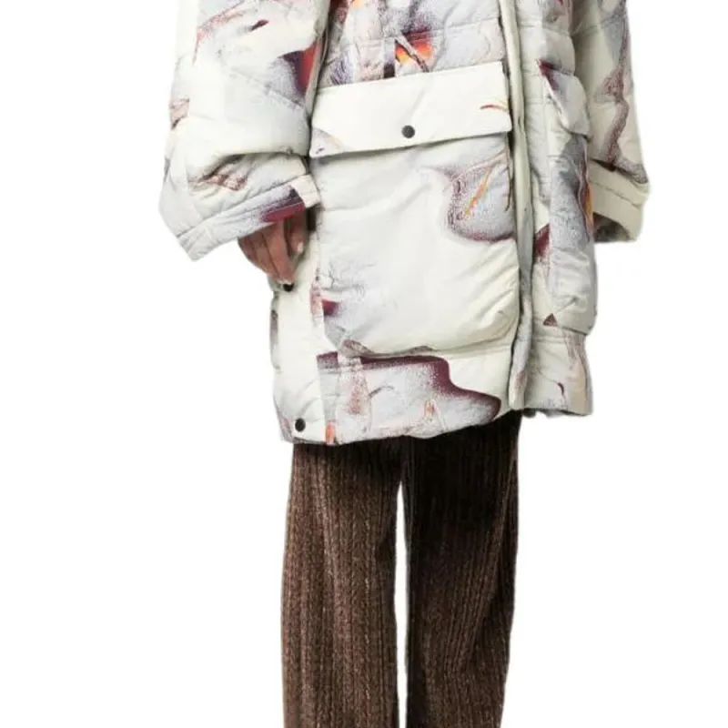 Henrik Vibskov Padded Drawstring hooded Parka Coat-4