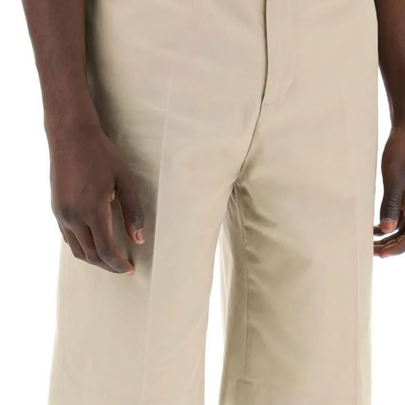 Ferragamo Pressed Crease Tailored Bermuda Shorts-4