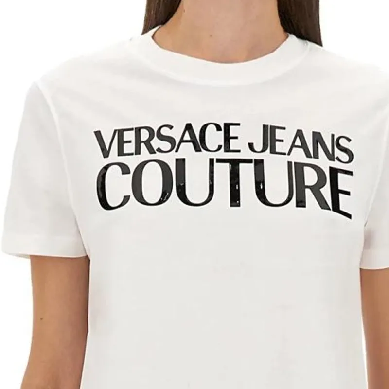 VERSACE JEANS COUTURE Logo Tape Crewneck T Shirt-5