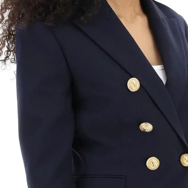 BALMAIN Button Embellished Tailored Blazer-5
