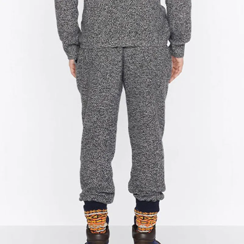DIOR SS22 Knitted Sweatpants Men's Gray-4