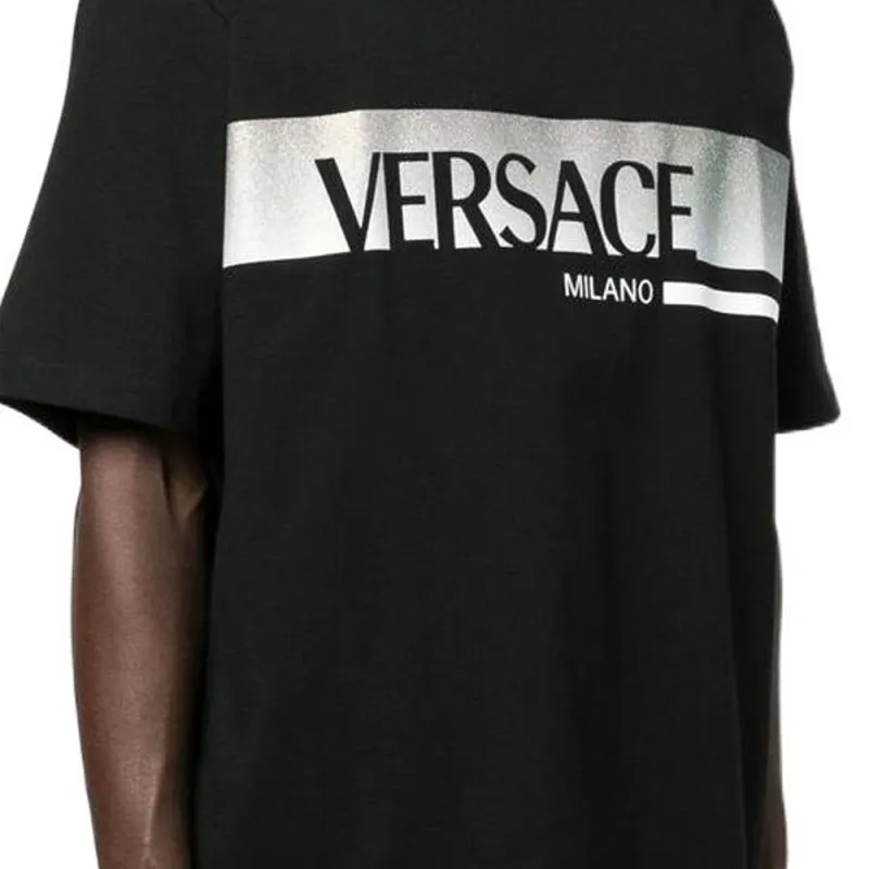 VERSACE FW22 T Shirt Men's Black-5