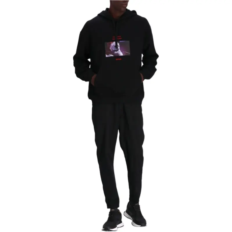 HUGO BOSS Diskellington NBC print Hoodie-1