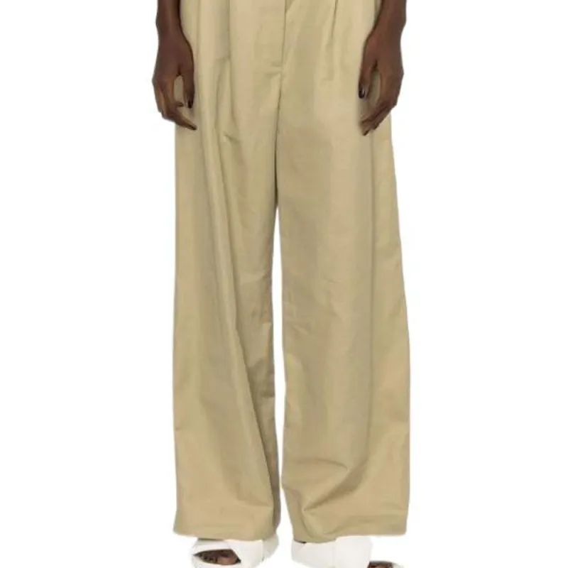 LOEWE Knitted Sweatpants Women's Light Brown-3