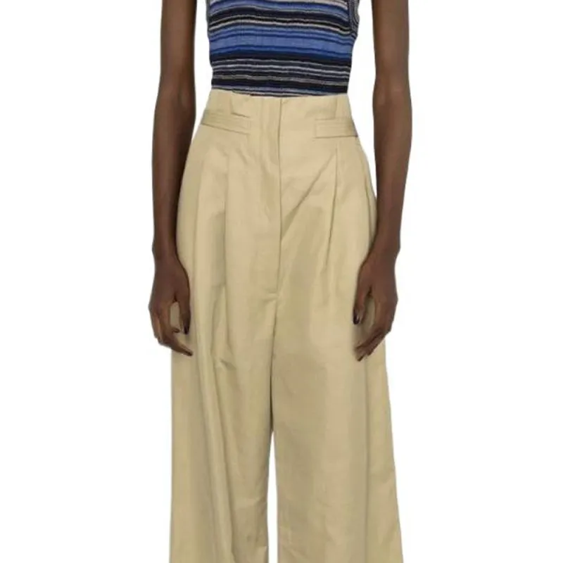 LOEWE Knitted Sweatpants Women's Light Brown-4