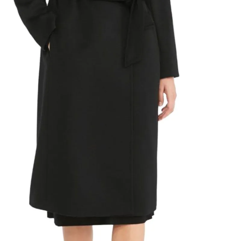 MaxMara Studio Coats Women's Black-4