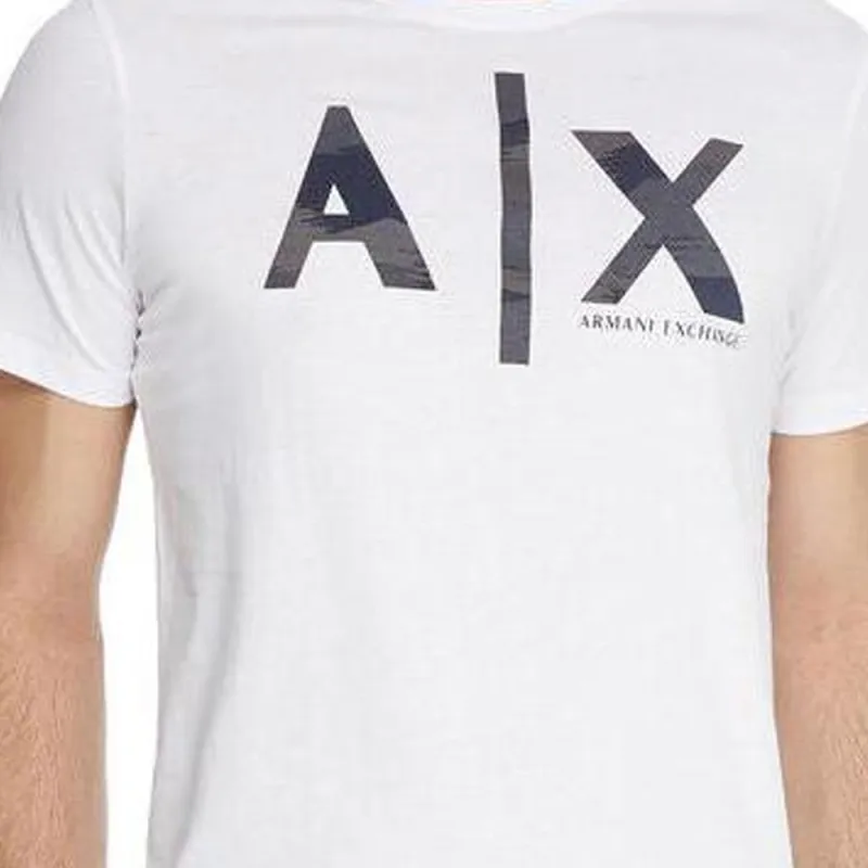 ARMANI EXCHANGE T Shirts Men White-5