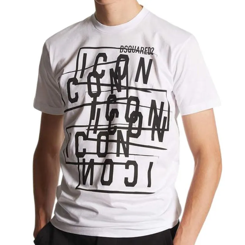 Dsquared2 Icon Logo Printed Crewneck T Shirt-2