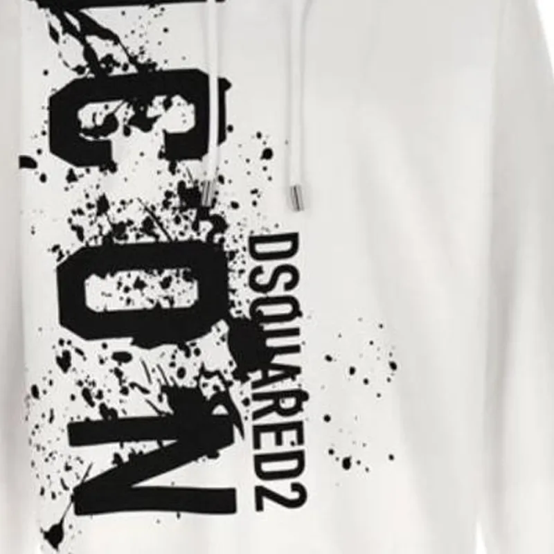 DSQUARED 2 Icon Printed Drawstring Hoodie-2