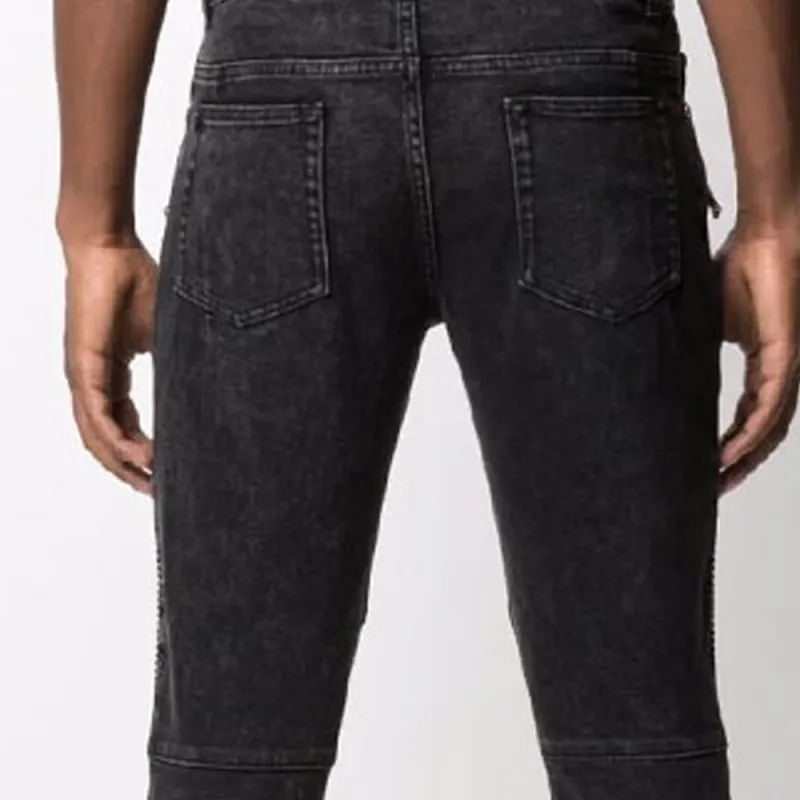 BALMAIN Low-rise Skinny Jeans-5