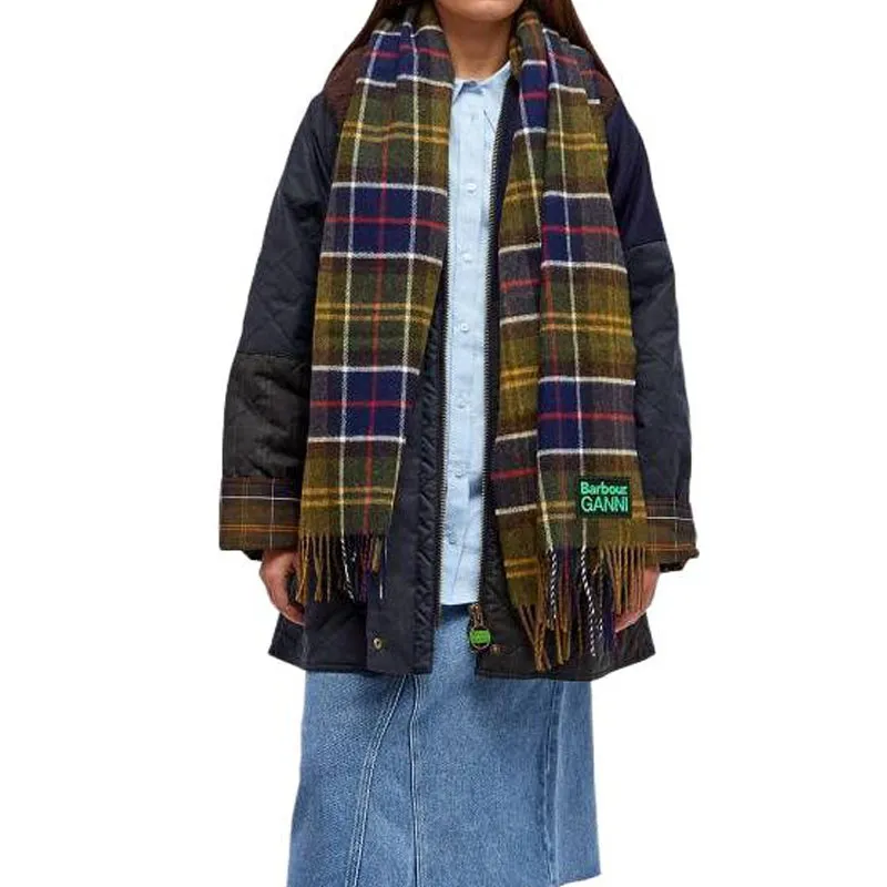 BARBOUR x GANNI Jackets Coats Women's Dark Blue-3