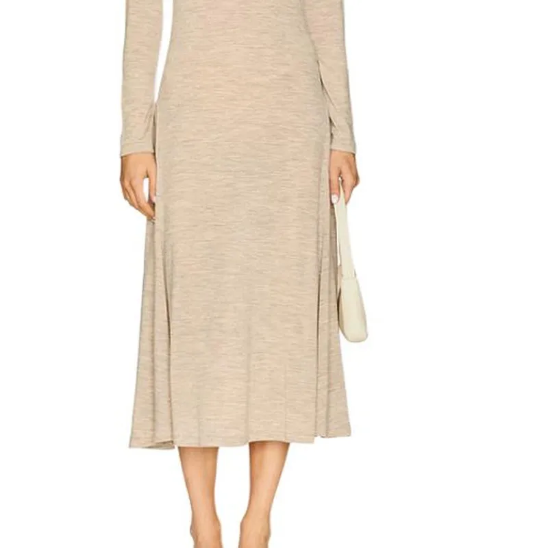 Polo Ralph Lauren Long Sleeved Dress Women's Beige-2