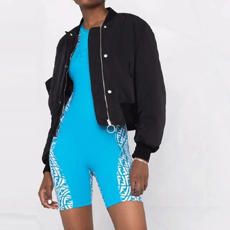 FENDI Bodysuits Women's Blue-4